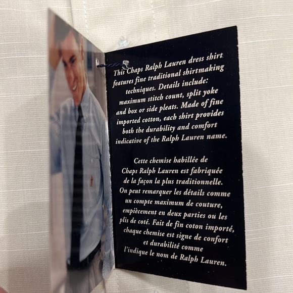 Chaps Ralph Lauren Sage Green Dress Shirt - Picture 5 of 5